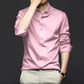 Camisa Social Masculina Seda Gelo