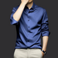 Camisa Social Masculina Seda Gelo