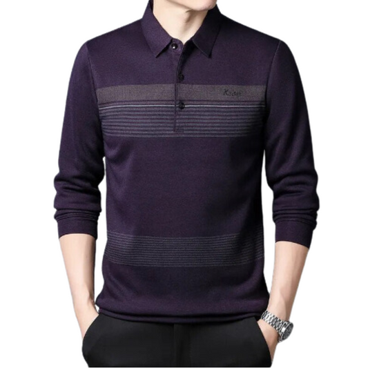 Camisa Polo Manga Comprida Masculina