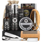 Kit de Crescimento e Cuidados com a Barba (8 itens)