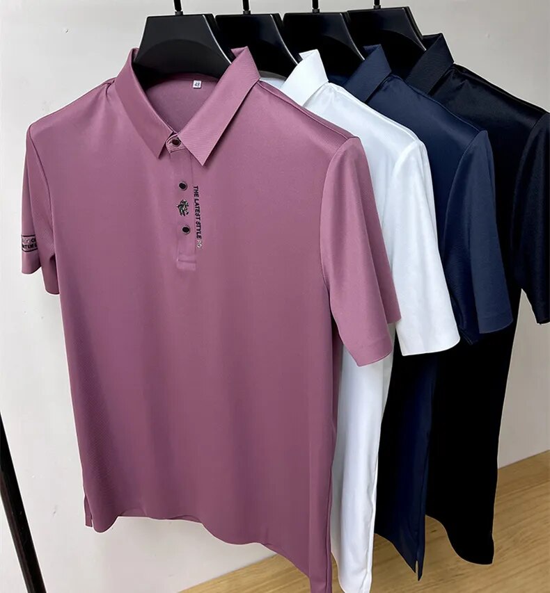 Camisa Polo Seda Gelo