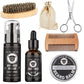 Kit de Crescimento e Cuidados com a Barba (8 itens)