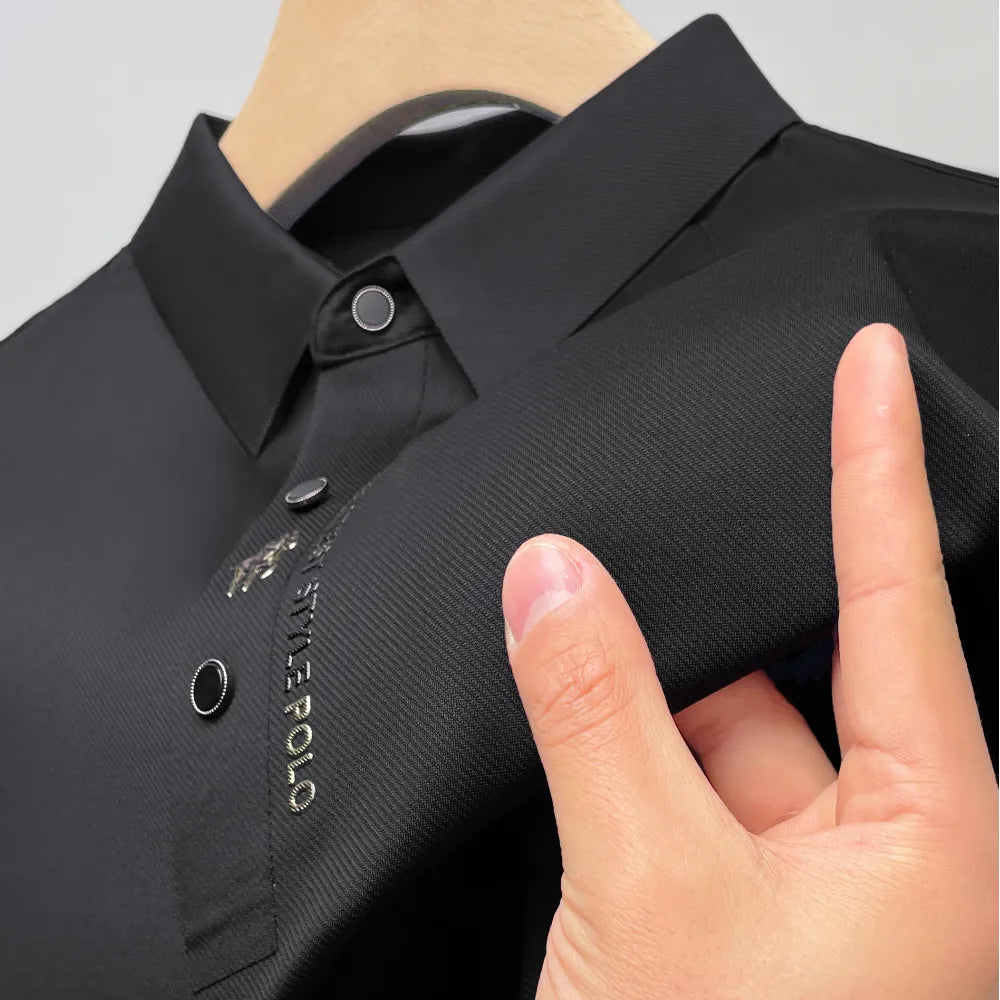 Camisa Polo Seda Gelo