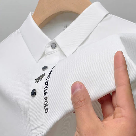 Camisa Polo Seda Gelo