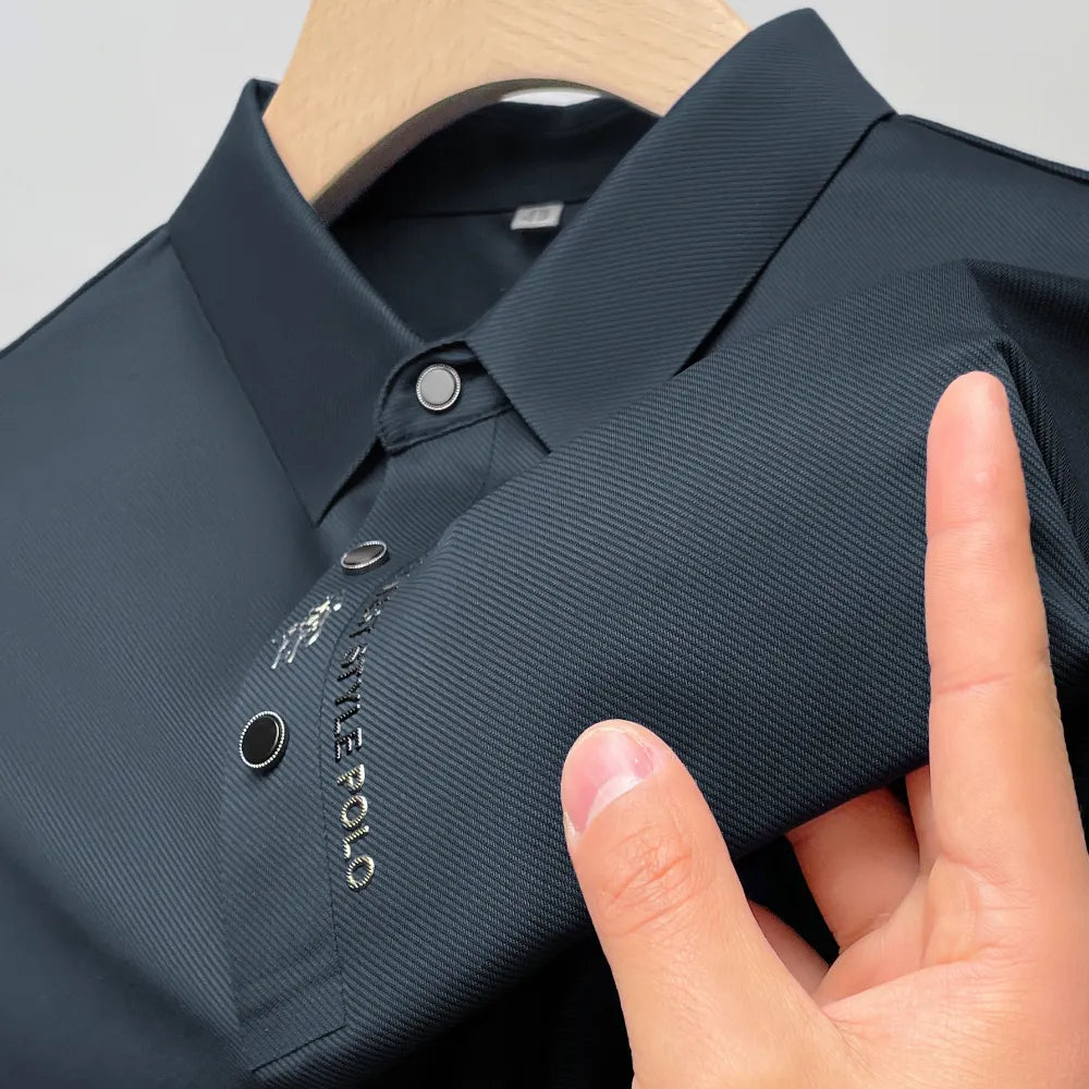 Camisa Polo Seda Gelo